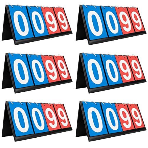 Cronómetros GOGO, 6 paquetes de marcadores de escritorio digitales de 4 dígitos para juegos deportivos miniatura 1