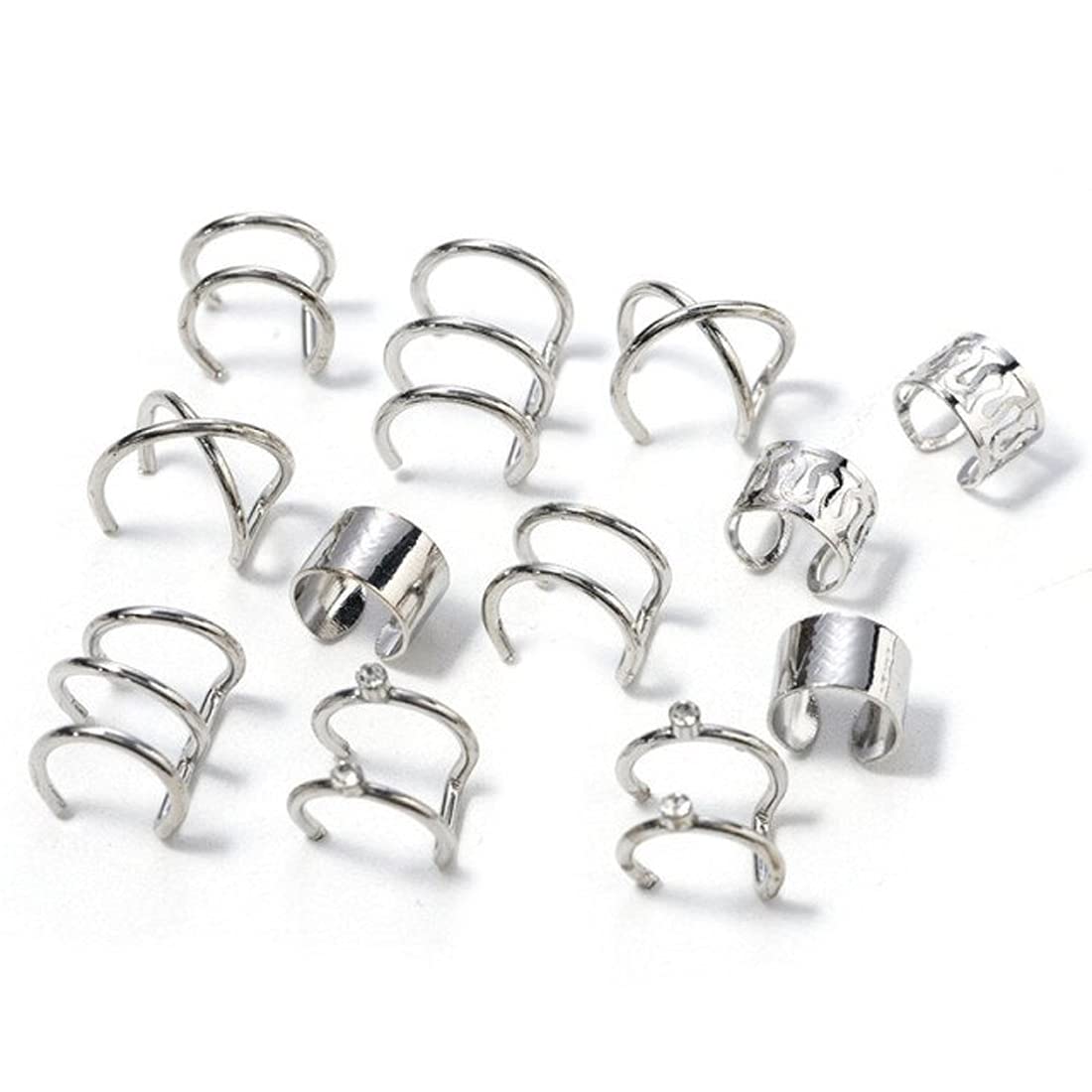 Jewels Galaxy Jewellery For Women Silver Plated Earcuffs Combo (JG-PC-ERGC-8659) (B09HKH18BN) Amazon Price History, Amazon Price Tracker
