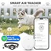 Tracker per gatti e altri animali domestici con supporto – Nessun abbonamento richiesto, compatibile con Apple AirTag e app "Find My", impermeabile (IP68), localizzatore di perdita per gatti e piccoli