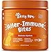 Zesty Paws Allergy Immune Supplement for Dogs - with Omega 3 Wild Alaskan Salmon Fish Oil & EpiCor + Digestive Prebiotics & Probiotics - Anti Itch & Skin Hot Spots + Seasonal Allergies - Peanut Butter