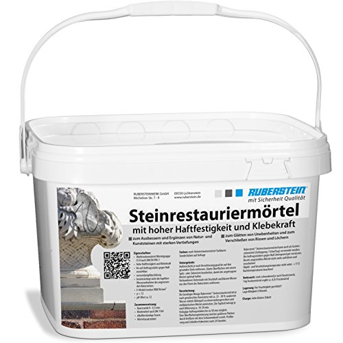 Preisvergleich Produktbild Steinrestauriermörtel / Reparaturmörtel / Mörtel für Sandstein 10 kg im Eimer (porphyrbraun)