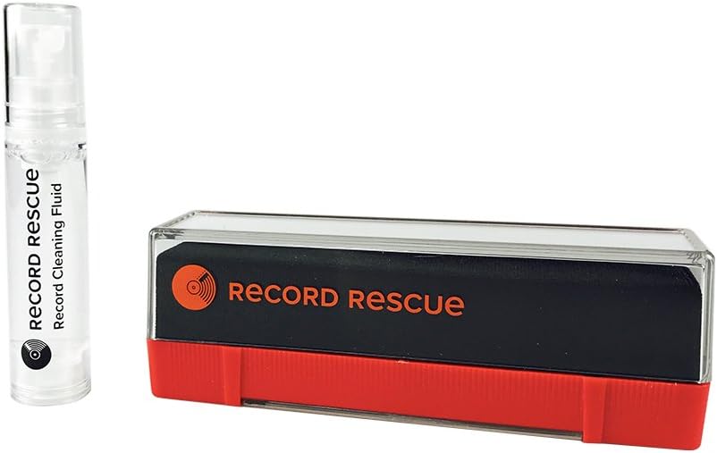 Velvet Record Cleaning Brush with Record Cleaning Fluid - Record Cleaning Kit | Record Rescue