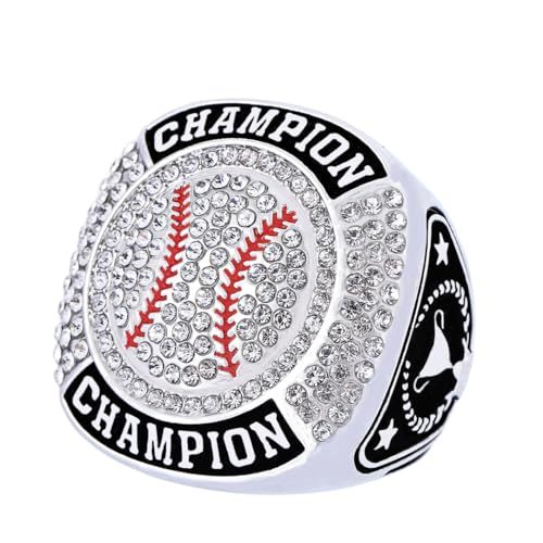 Size 7-14 Softball Baseball Championship Rings Basebll Ring Trophy Sport Ball Award Gift Winner Tournament Team3