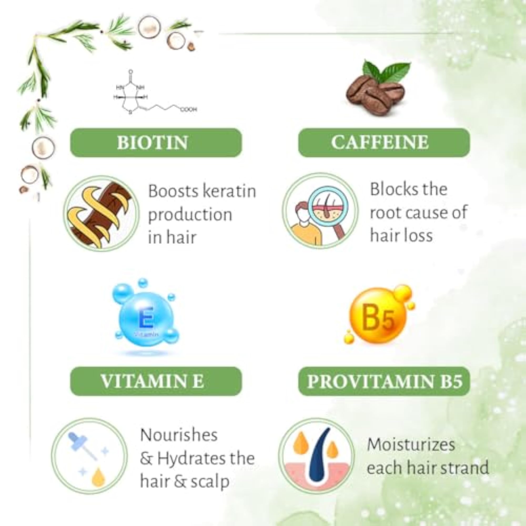 Rosemary Tea Tree Coconut Hair Growth Serum