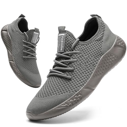 Image of Men's Running Shoes Slip On Walking Comfortable Tennis Breathable Non Slip Athletic Gym Workout Cross Training Fashion Sneakers
