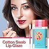 Tattoo Lipstick Cotton Swab, 20pcs Long-Lasting and Kiss-proof Cotton Swab Lip Glaze, Durable Waterproof Non-Stick…