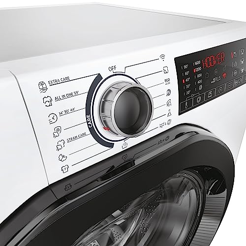 Hoover H-WASH 350 H3WPS6106TAMB-S Waschmaschine/Energieeffizienzklasse A/Füllmenge 10 kg/Eco-Power Inverter Motor/Power Care System/ActiveSteam/Wi-Fi + Bluetooth / 16 Programme