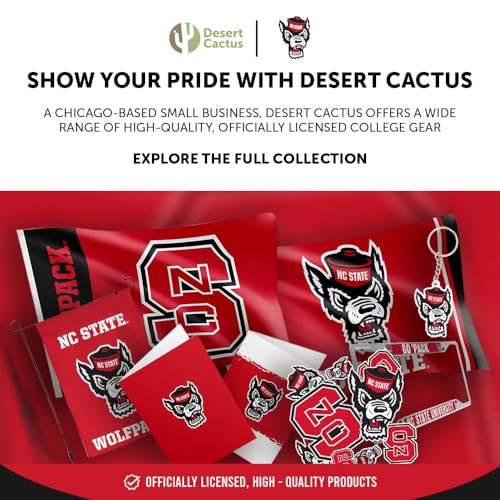 Desert Cactus NCSU Baseball Hat Negro miniatura 6