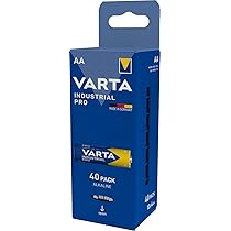 VARTA Pile AA, confezione da 40, Industrial Pro, Batterie Alcaline, 1,5V, pacco di stoccaggio, Made in Germany (Esclusivo su Amazon)