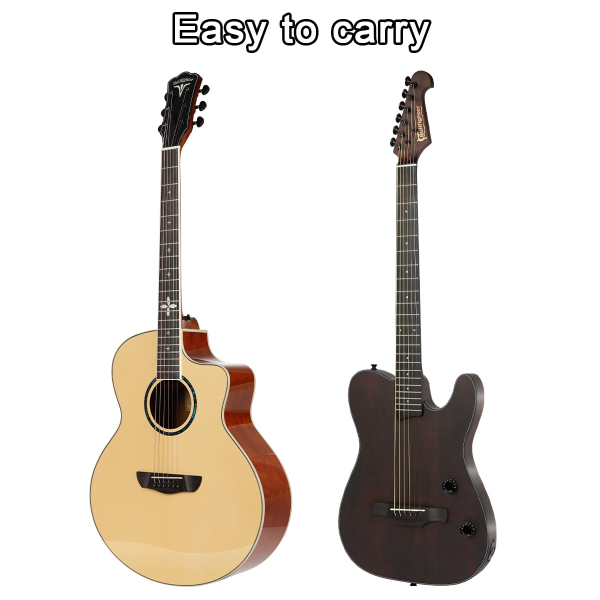 Amazon.com: Bullfighter Silent Guitar Steel 6 String Travel