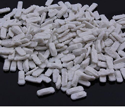 Miniatura 2 de Coche a escala 1500 blanco liso para diseño de escena DIY (paquete de 100)