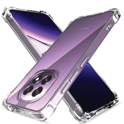 Image of Amazon Basics Back Cover for Oppo F29 5G PC + TPU Clear Transparent Raised Edges Shockproof Protective Phone Bumper Case(Transparent)