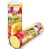 Gejoy 2 Pack Potato Chip Snake Cans Jump Spring Snake Toy Prank Jokes in A Can Gag Gift Snake Trick...