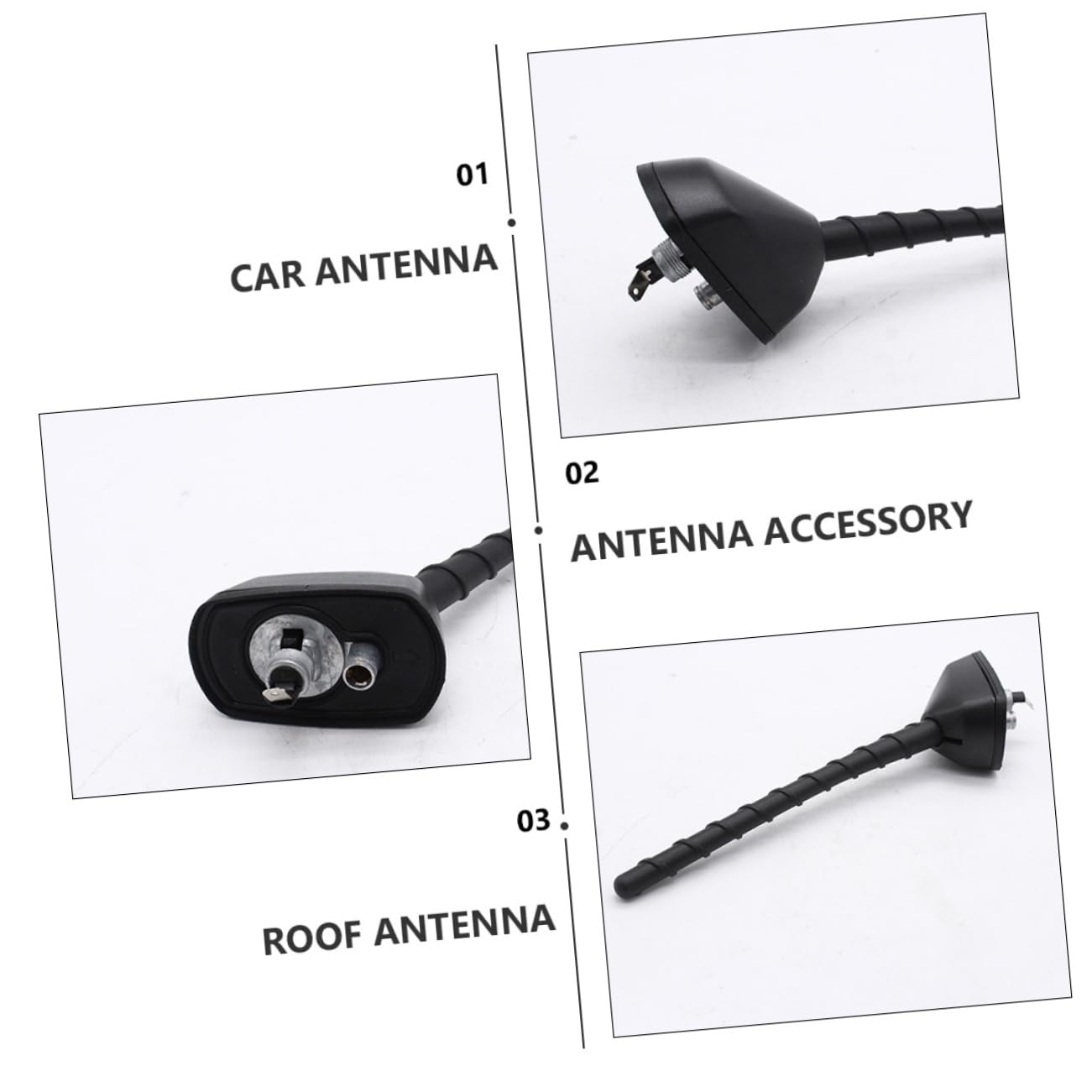 Housoutil Antena de Techo para Coche Robusta y Sencilla Accesorio de Antena para Decoración de Coche