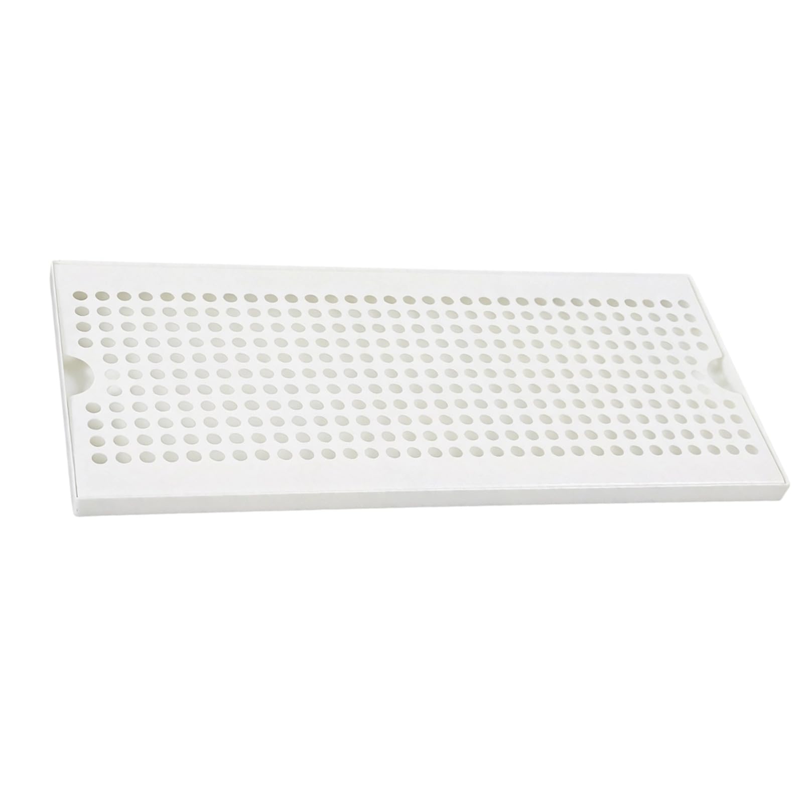 BELOWSYALER Counter Drip Tray with Perforated Stainless Steel Surfaces Rectangular Drain Board for Glass and Cup Holding Glassware Tray