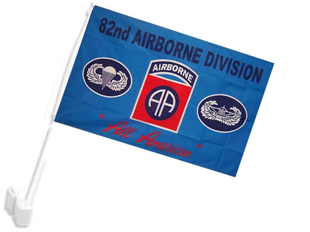 ShopForAllYou Decor Flags 12x18 Airborne 82nd Blue Car Vehicle 12