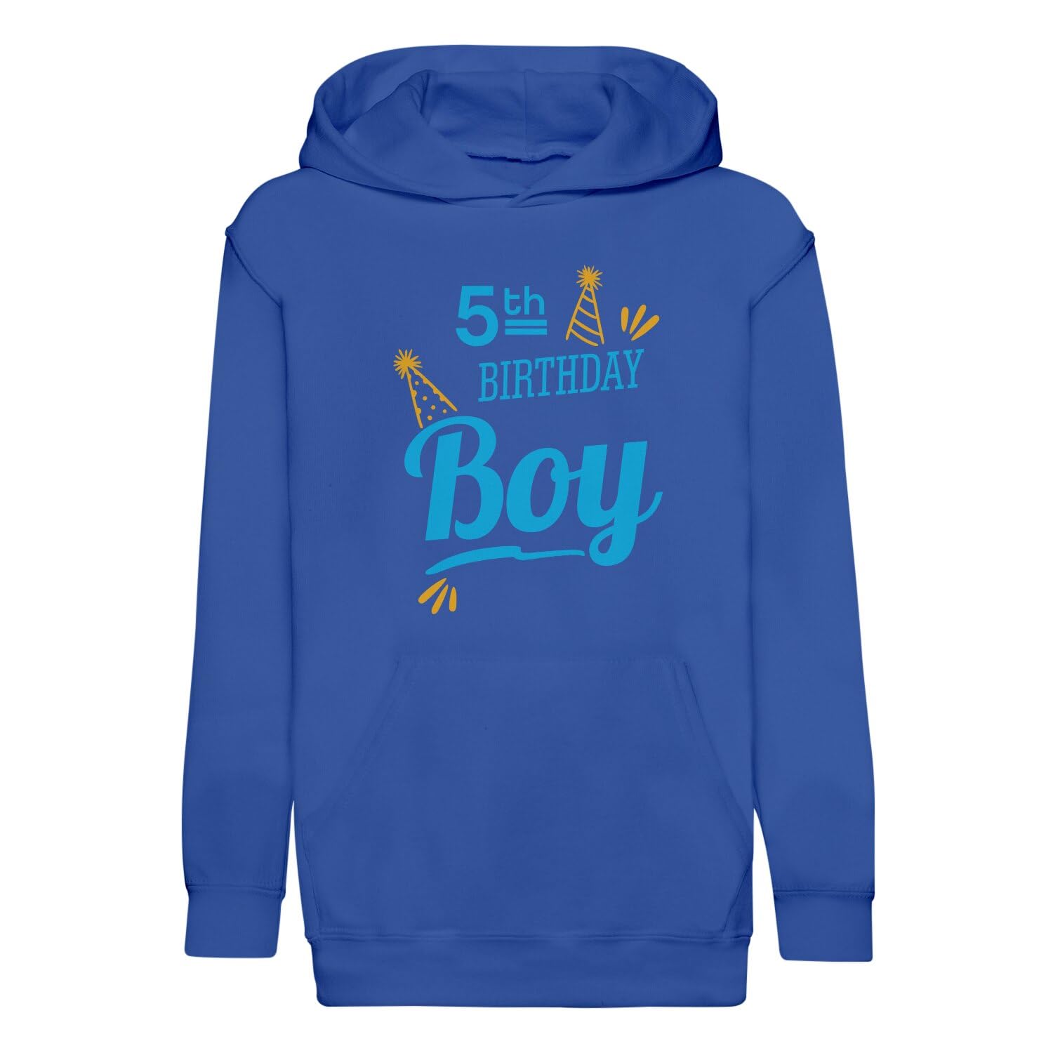 Sweat à capuche enfant 5th Birthday Boy en coton premium durable - 4
