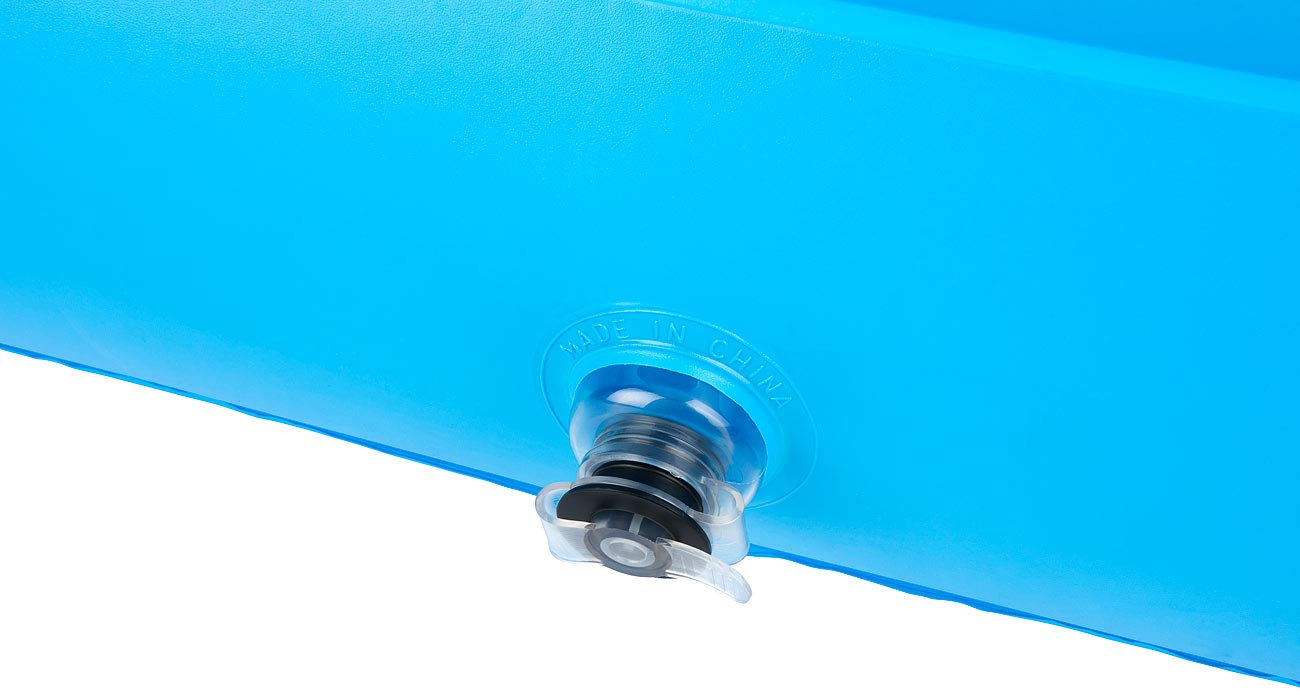 Speeron Riesen Pool aufblasbar: Aufblasbares Jumbo-Planschbecken, 305 x 183 x 51 cm, blau-weiß (Schwimmingpool aufblasbar, Family-Pool, Schwimmbad)