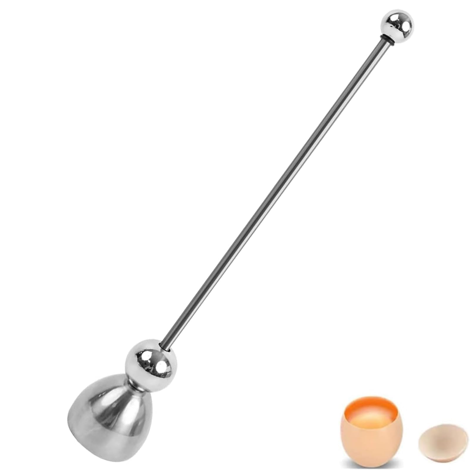 Stainless Steel Egg Shell Remover, Egg Cracker Tool, Egg Shell Remover Opener Cracker Tool, Eggshell Cutter, Egg Cutter, Practical Kitchen Gadget for Egg Crackers and Soft-Boiled Eggs