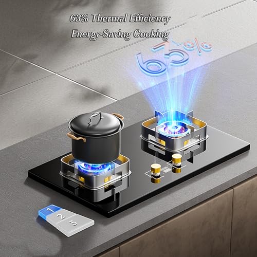 Estufa a gas 2 puestos 75 cm de piso miniatura 4