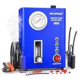 T105 Kfz Nebelmaschine Lecksucher EVAP, Rauchmaschine Auto Einstellbarer Rauchfluss mit Manometer, DC 12V Lecksuchgerät für Alle Autos, Motorräder, Leicht-LKWs, Boote, ATV, Schneemobile