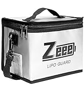 Zeee Lipo Battery Fireproof Explosionproof Bag Large Capacity Lipo Battery Storage Guard Safe Pou...