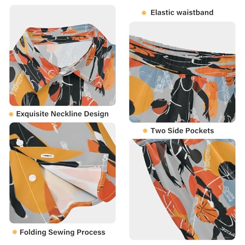Image of Boccsty Ice Cream Drip Boy Summer Shorts Sets Hawaiian Toddler Boys T-Shirt & Pants 2 Pcs 3T-10T