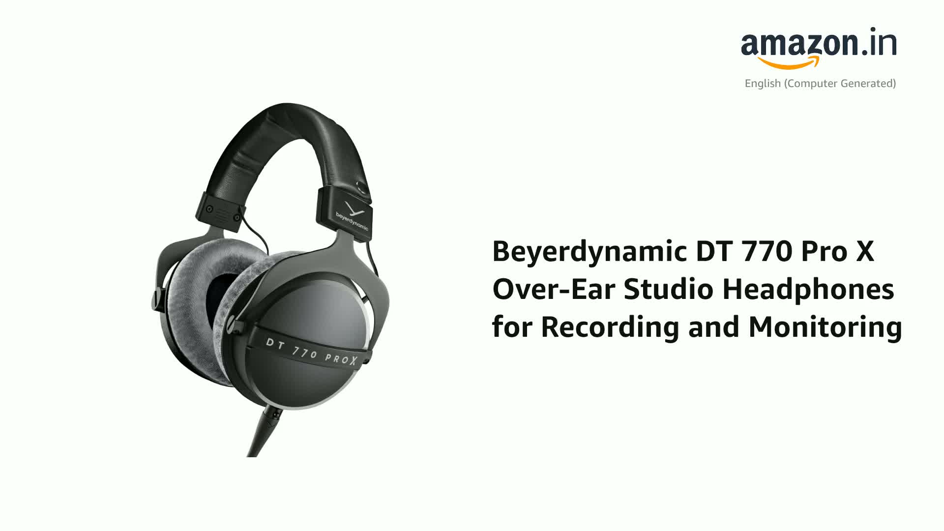 beyerdynamic DT 770 Pro X Over-Ear Studio Headphones for Recording