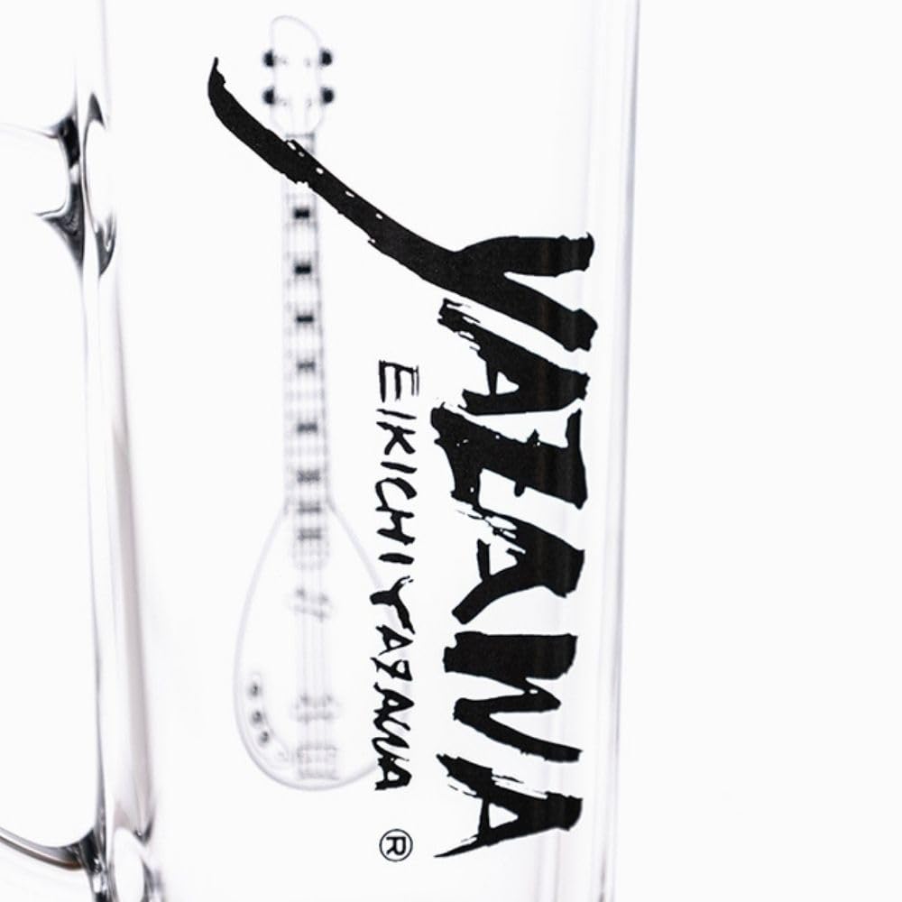 Amazon.co.jp: 矢沢永吉 ビアジョッキ 公式グッズ 435ml フデロゴ