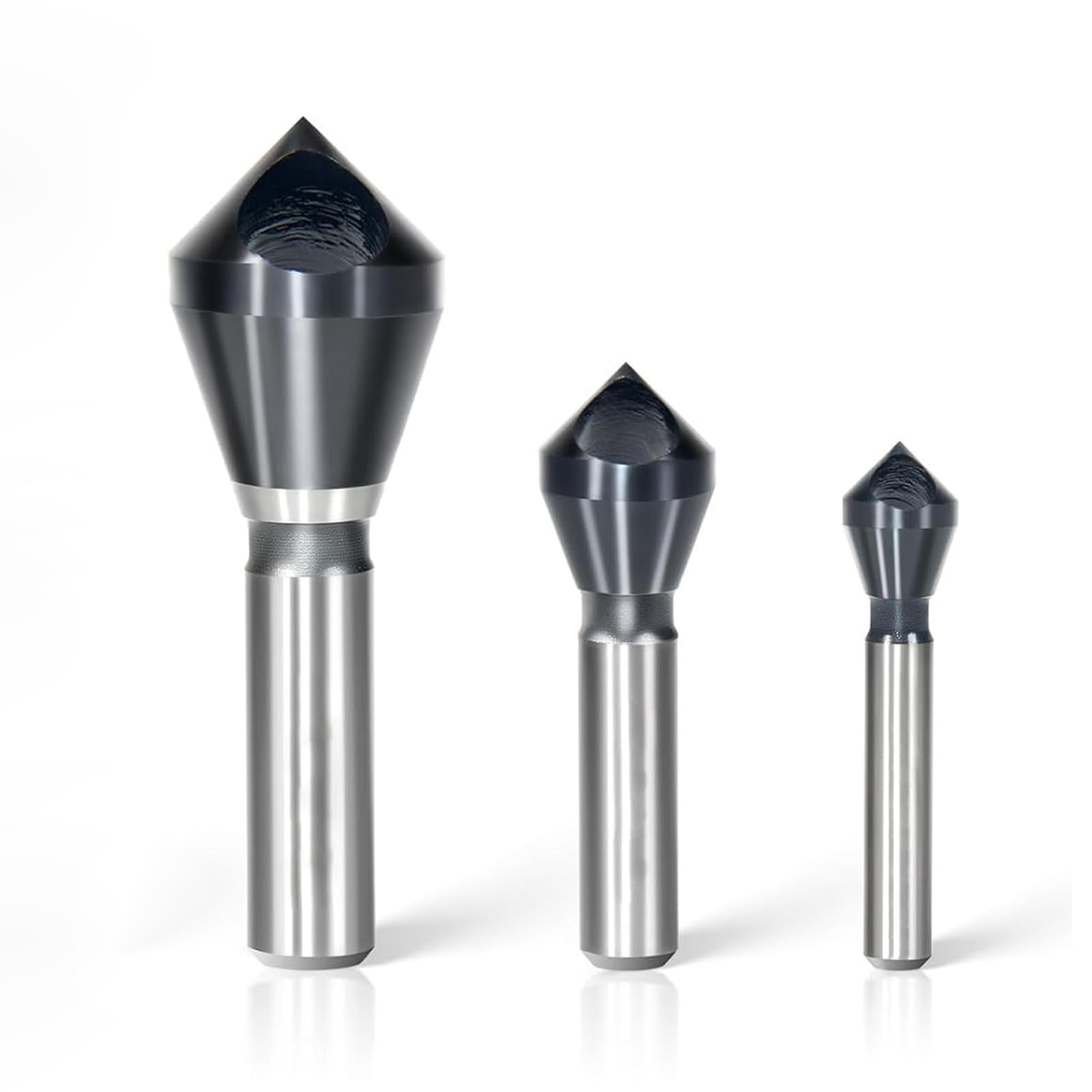 Rarapop M35 HSS Cobalt Countersink Drill Bit with Ultra TiAlN Coating, Single-End Countersink Chamfer