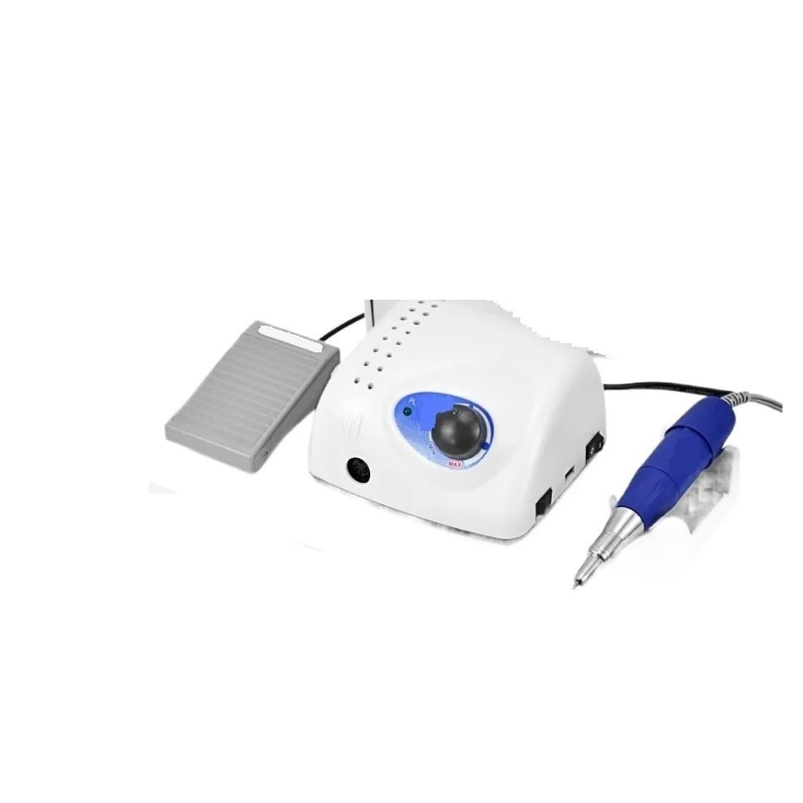 Máquina perforadora de uñas, 65W 45000rpm Taladro de uñas Máquina manicura Pedicura Lima eléctrica Bits
