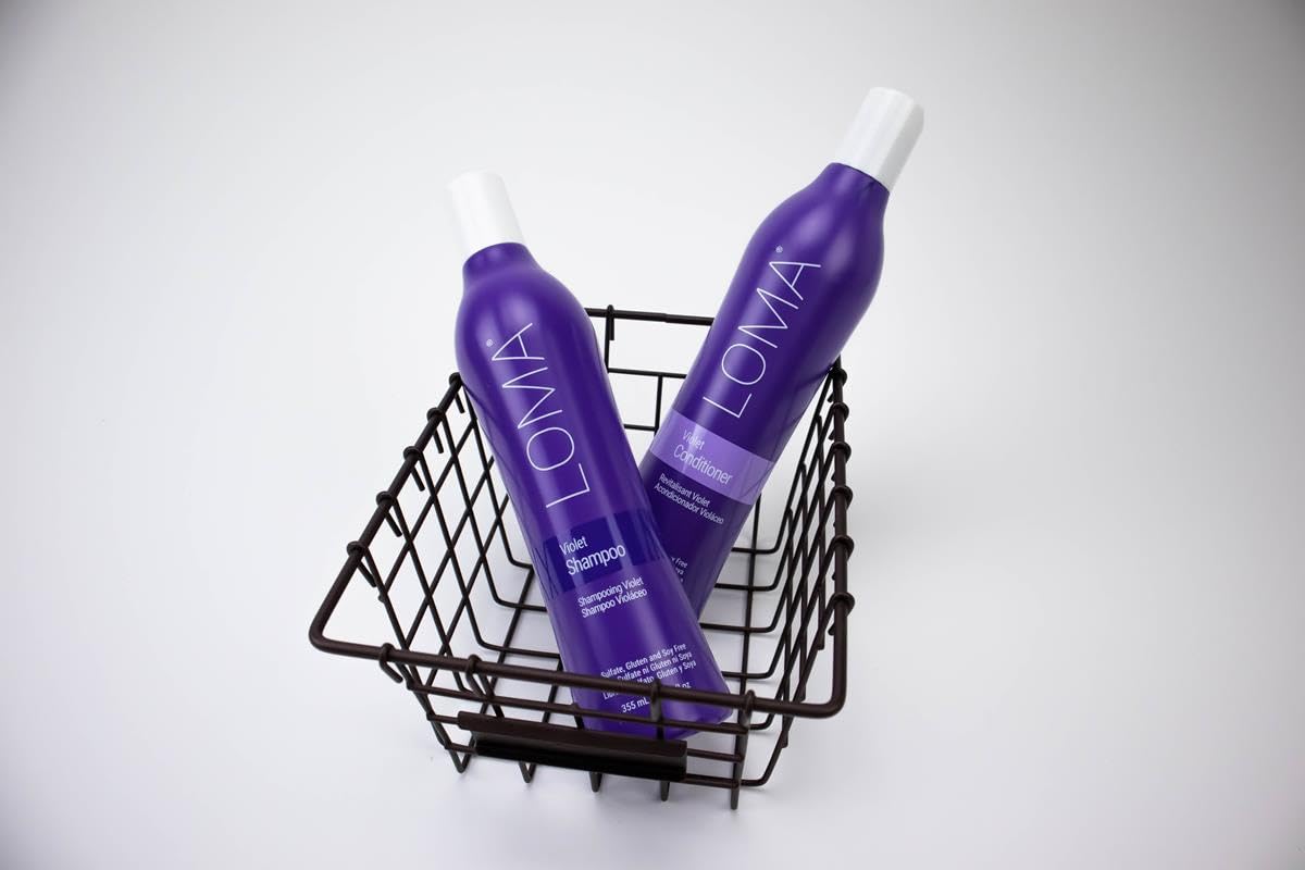Loma Hair Care Violet Conditioner, Lemon/Eucalyptus, 12 Fl Oz