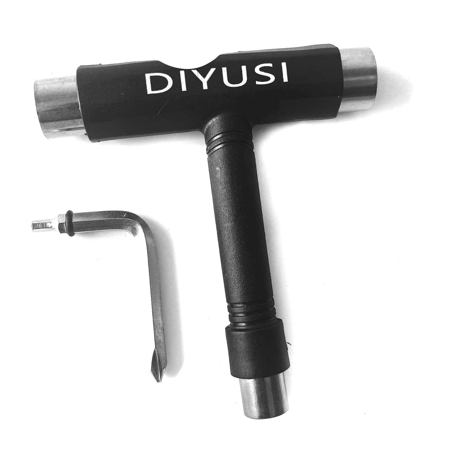 DIYUSISkate Tool All-in-One T Tools Skateboard Tool Accessory T-Type for Skateboard and L-Type Phillips Head Wrench Screwdriver