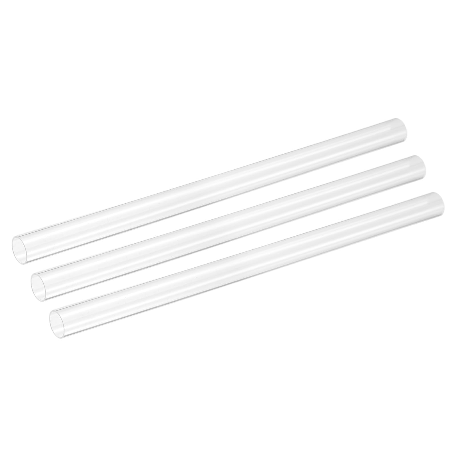 Tube rond acrylique transparent 12x16 mm uxcell pour plomberie et projets DIY