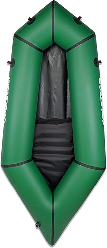 WONITAGO Packraft - Kayak inflable de viaje de TPU con asiento suave y ligero, para rafting de agua planaderiva de bicicletasbote de agua litewater,