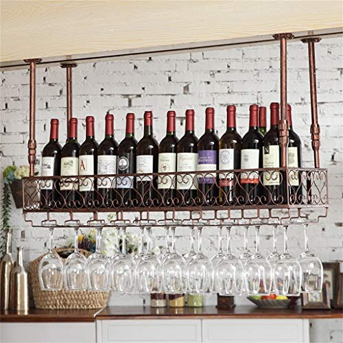 Racks à vin suspendu pour libérer vos plans de travail encombrés - 3