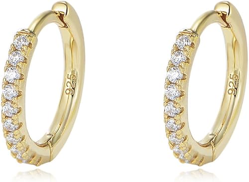 Vista 63 de OUXi Aretes de plata de ley 925 para mujer, hipoalergénicos con orejas sensibles