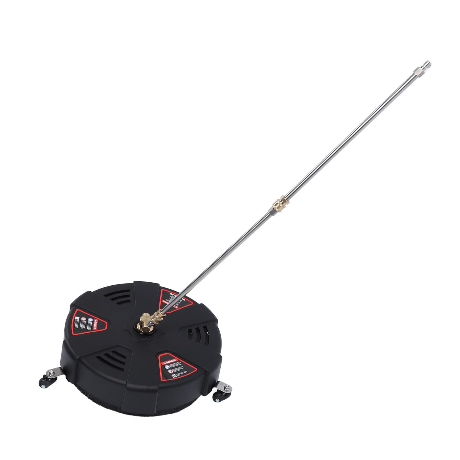 Limpiador de Superficies de Lavadora a Presión de 16 Pulgadas con 3 Ruedas, Limpiador de Superficies de Acero Inoxidable 3600PSI para Accesorio de Lavadora a Presión para