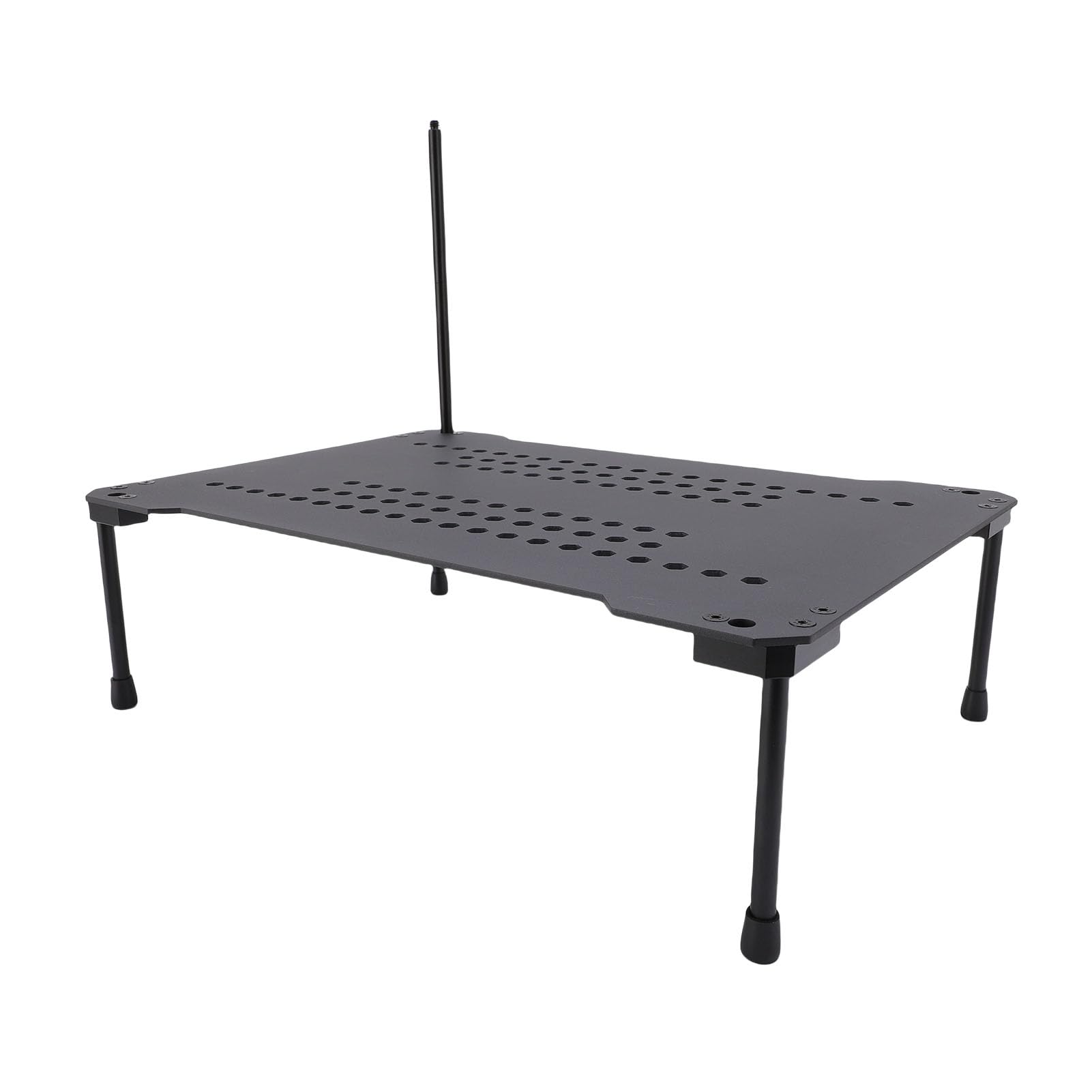 Sxhlseller Mesa de Campamento Ajustable en, Mesa Plegable de Acero Al