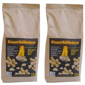 Feuerbällchen RaiffeisenWaren Kaminanzünder, Feueranzünder, (Anzünder ökologisch, aus Naturprodukten – Wachs, Naturholz…