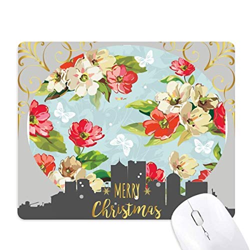 Tapis de souris caoutchouc pêchers en fleurs pour bureau zen