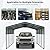 LOPOO Versatile 12x20 FT Metal Carport, Heavy Duty Galvanized Steel Outdoor Shelter, Waterproof Car Garage for Cars and Equipment
