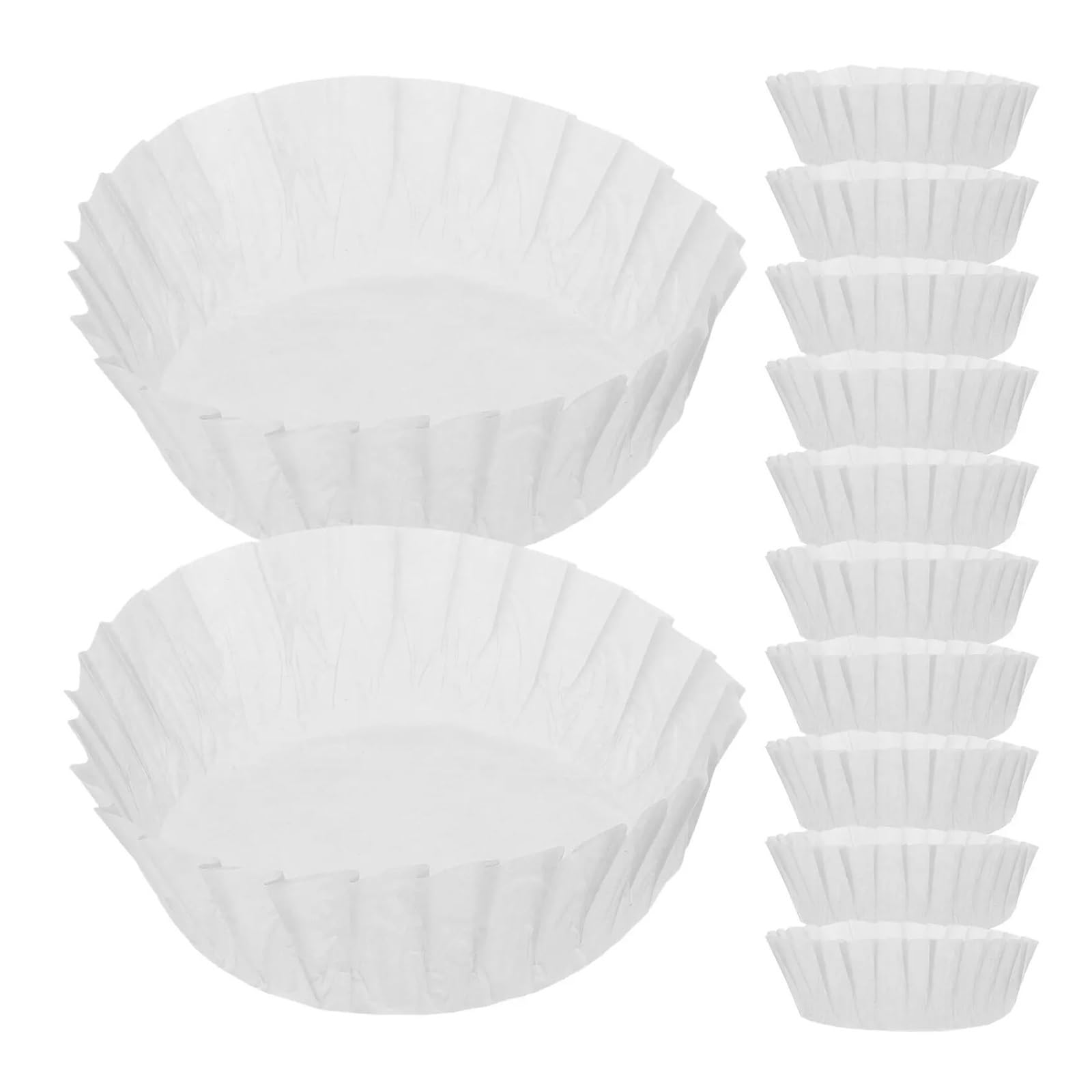 Revestimientos de papel 100 piezas, hojas pergamino desechables antiadherentes a prueba grasa for pan pastel