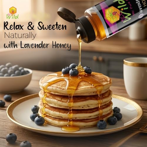 Miel pura infusionada con lavanda Bee Wild 12 oz miniatura 3