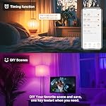 UCB Led Light Bulbs 12W(130W Equivalent), 2700K-6000K，A19 E26 Bluetooth Color Changing Light Bulb Controlled by BRmesh APP, 16 Million Colors-DIY Flash/Fade - Timing - DIY Scenes- Music Sync (8 Pack) - Image 5