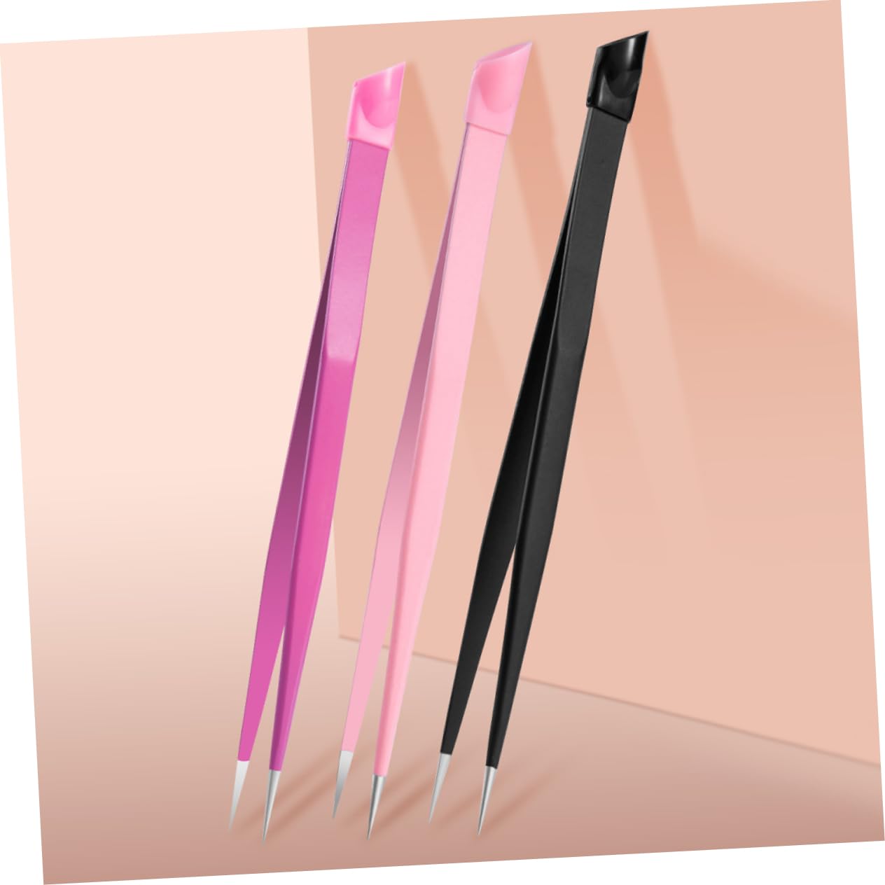 VALICLUD 5 set Pinze Multiuso Ms Per Donna Sopracciglia Bellezza Unghie Pinzette Artigianali Da Donna Pinzette A Punta Pinzette Per Fusione Di Perline Pinzette Per Ciglia 3 pezzi*5