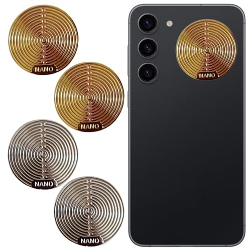 ZEPIQOR 4 PCS Pegatinas Antiradiacion Moviles Radiation Stickers Pegatinas de Protección para...