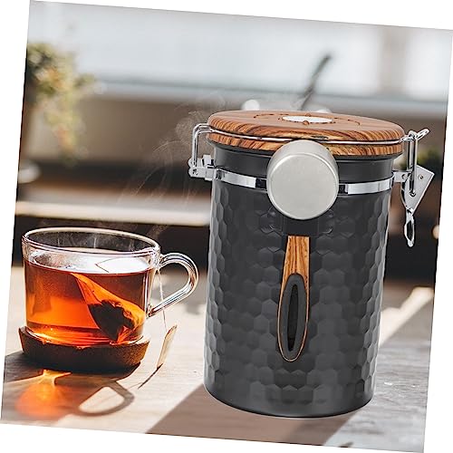 Frasco de acero inoxidable hermético para conservar granos de café 8