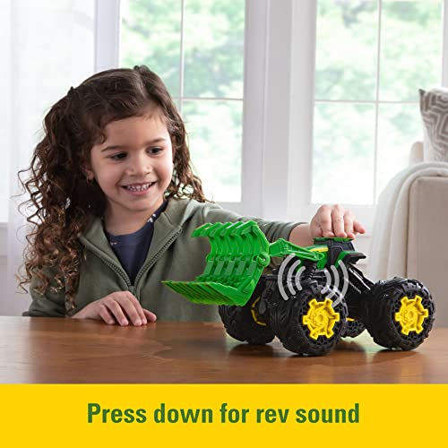 JOHN DEERE 47327 Treads Rev Up, Monster Truck großen Rädern, Grünes Traktor Spielzeug für Kinder, für Jungen und Mädchen… – Bild 7