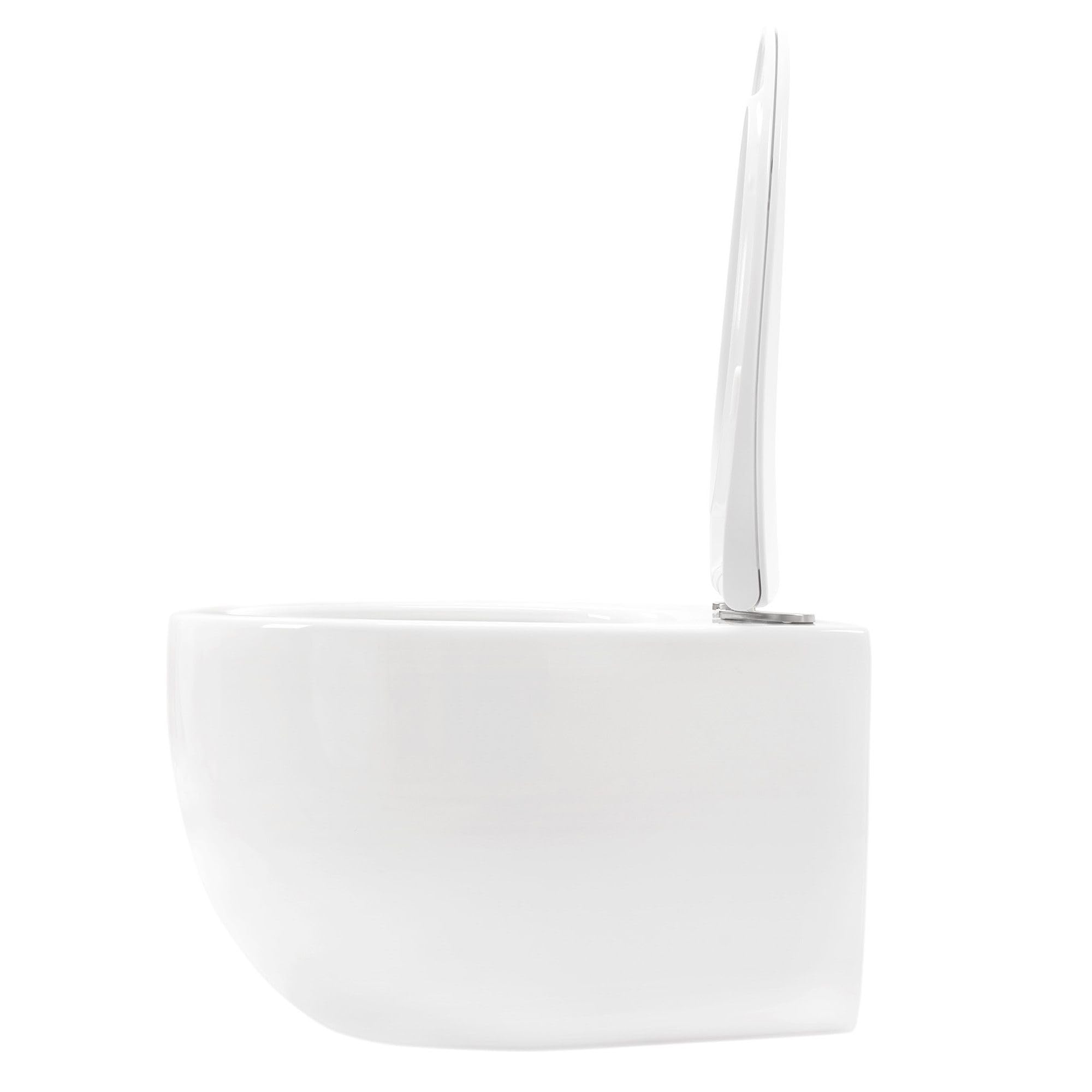 Rea - Misa Wc Podwieszana Lars Rimless Duroplast/Flat/Zm, Ceramika, Biały 50X37X36cm